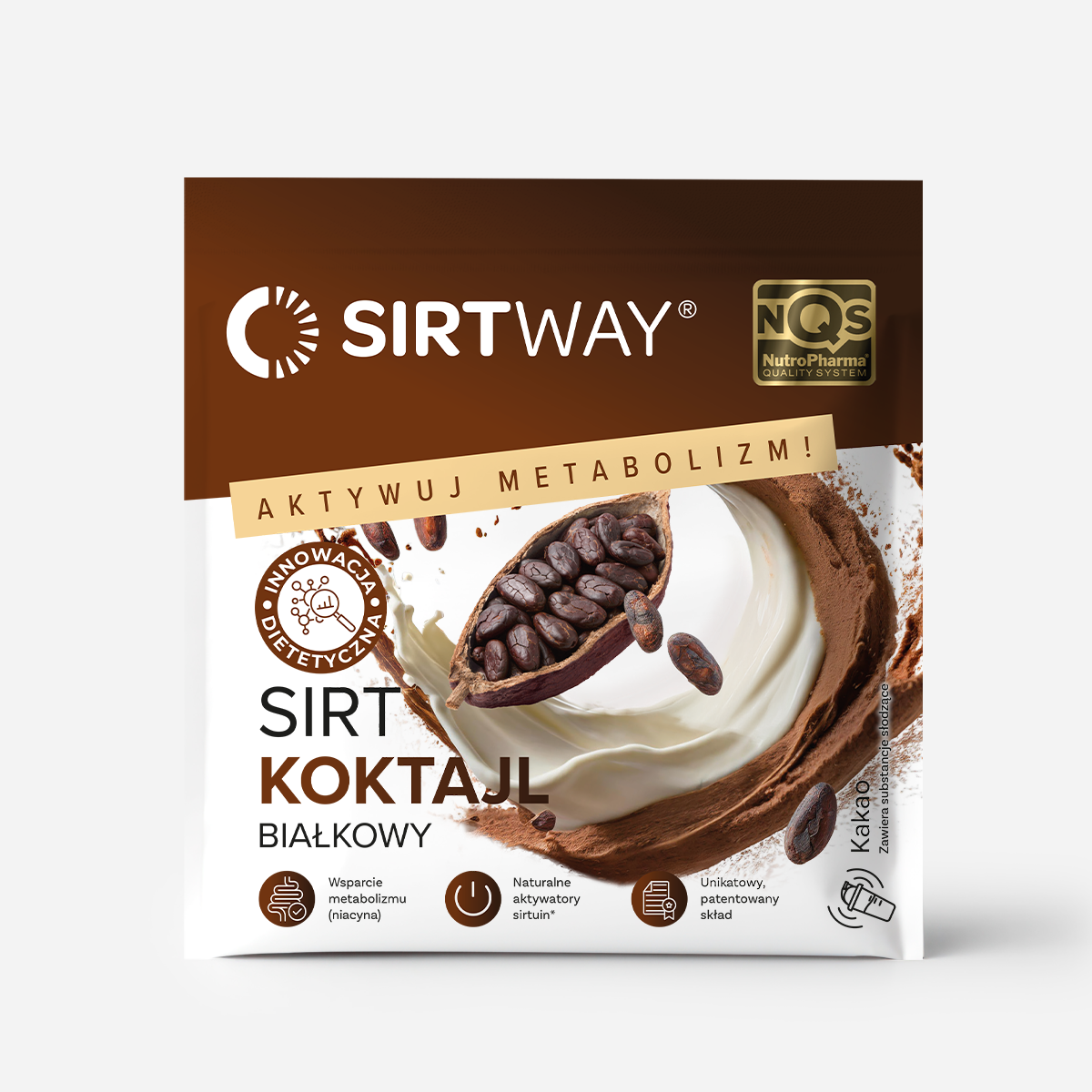 SIRT Koktajl Białkowy Kakao